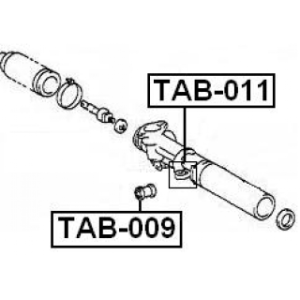 Mounting Steering Gear - FEBEST TAB009