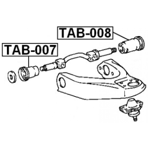 Mounting Control Trailing Arm - FEBEST TAB008