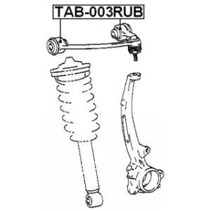 Mounting Control Trailing Arm - FEBEST TAB003RUB