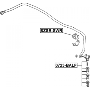 Mounting Stabiliser Bar - FEBEST SZSBSWR