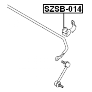 Mounting Stabiliser Bar - FEBEST SZSB014