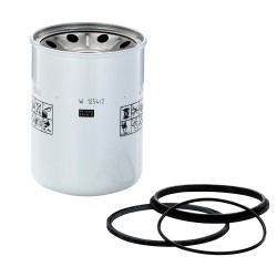 Operating Hydraulics Filter MANN & HUMMEL W1254 2x for JOHN DEERE