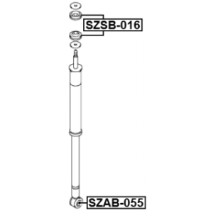 Bush Shock Absorber - FEBEST SZAB055