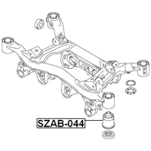 Bushing Axle Beam - FEBEST SZAB044