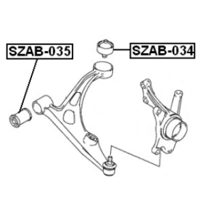 Mounting Control Trailing Arm - FEBEST SZAB034