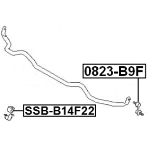 Mounting Stabiliser Bar - FEBEST SSBB14F22