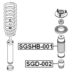 Rubber Buffer Suspension - FEBEST SGD002