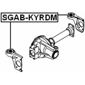 Mounting Differential - FEBEST SGABKYRDM