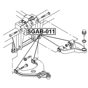 Mounting Control Trailing Arm - FEBEST SGAB011