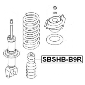 Protective Cap Bellow Shock Absorber - FEBEST SBSHBB9R