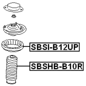 Protective Cap Bellow Shock Absorber - FEBEST SBSHBB10R