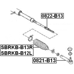 Bellow Steering - FEBEST SBRKBB12L
