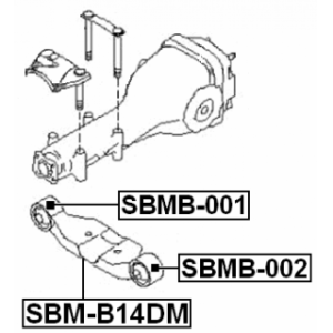 Mounting Differential - FEBEST SBMB14DM