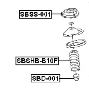 Rubber Buffer Suspension - FEBEST SBD001