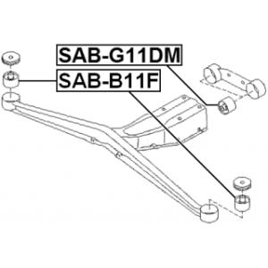 Mounting Differential - FEBEST SABB11F