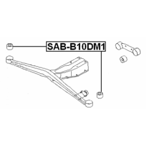 Bushing Axle Beam - FEBEST SABB10DM1