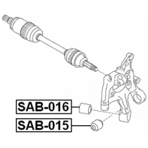 Mounting Control Trailing Arm - FEBEST SAB016