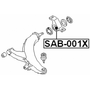 Mounting Control Trailing Arm - FEBEST SAB001X