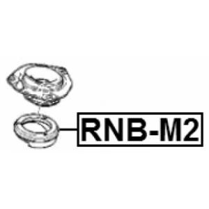 Rolling Bearing Suspension Strut Support Mount - FEBEST RNBM2