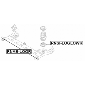 Bushing Axle Beam - FEBEST RNABLOGR