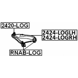 Mounting Control Trailing Arm - FEBEST RNABLOG