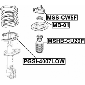 Spring Seat - FEBEST PGSI4007LOW