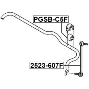 Mounting Stabiliser Bar - FEBEST PGSBC5F