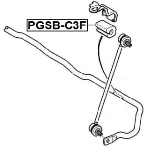 Mounting Stabiliser Bar - FEBEST PGSBC3F