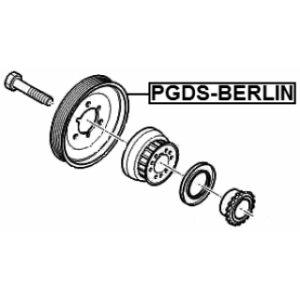 Belt Pulley Crankshaft - FEBEST PGDSBERLIN