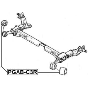 Bushing Axle Beam - FEBEST PGABC3R