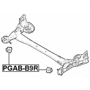 Bushing Axle Beam - FEBEST PGABB9R