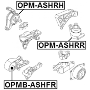 Mounting Engine - FEBEST OPMBASHFR