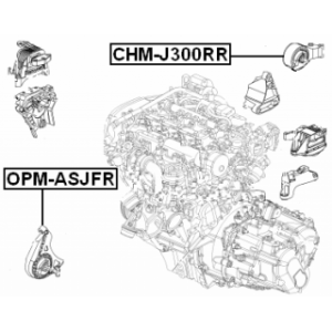 Mounting Engine - FEBEST OPMASJFR