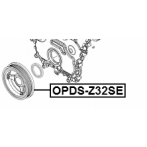 Belt Pulley Crankshaft - FEBEST OPDSZ32SE