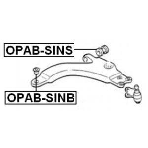 Mounting Control Trailing Arm - FEBEST OPABSINB