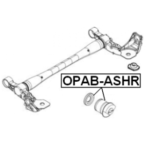 Bushing Axle Beam - FEBEST OPABASHR