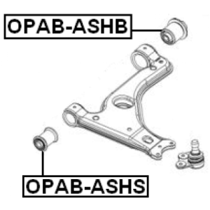 Mounting Control Trailing Arm - FEBEST OPABASHB