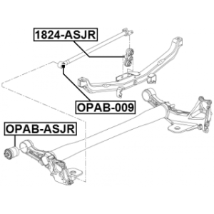 Mounting Control Trailing Arm - FEBEST OPAB009