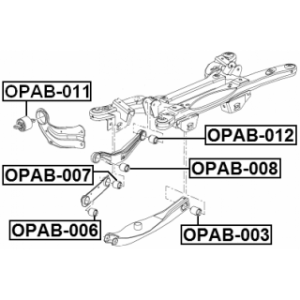 Mounting Control Trailing Arm - FEBEST OPAB003