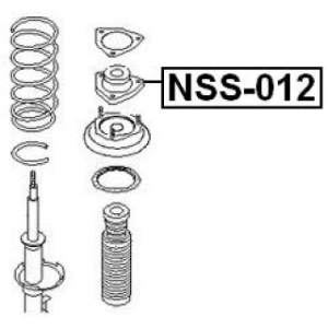 Suspension Strut Support Mount - FEBEST NSS012