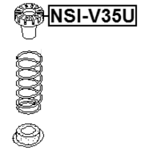 Spring Seat - FEBEST NSIV35U