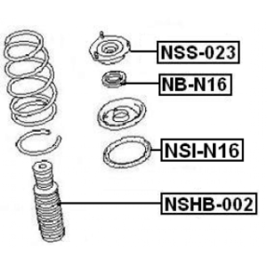 Spring Seat - FEBEST NSIN16