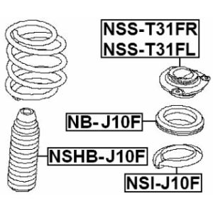 Spring Seat - FEBEST NSIJ10F