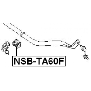 Mounting Stabiliser Bar - FEBEST NSBTA60F