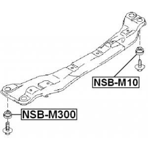 Bushing Axle Beam - FEBEST NSBM300