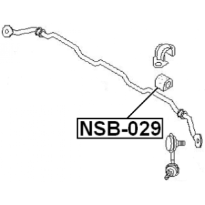 Mounting Stabiliser Bar - FEBEST NSB029