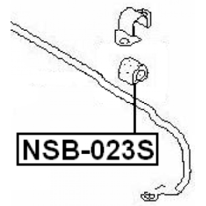 Mounting Stabiliser Bar - FEBEST NSB023S