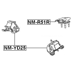 Mounting Engine - FEBEST NMYD25