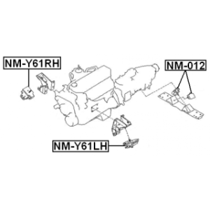 Mounting Engine - FEBEST NMY61RH