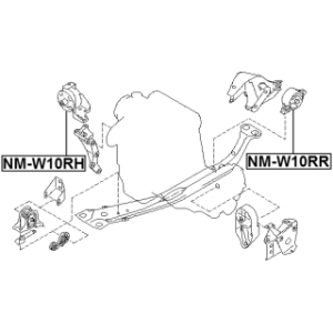 Mounting Engine - FEBEST NMW10RR
